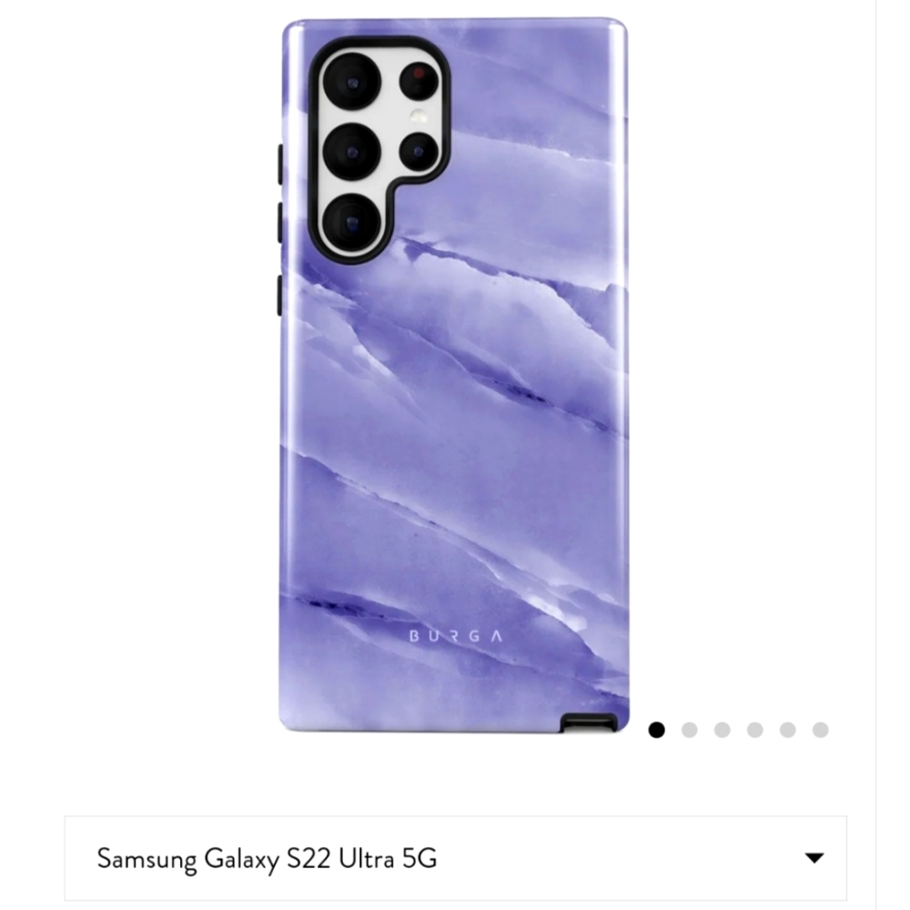 Burga- Samsung Galaxy s22 Ultra 5G Case- Lavender Dream- Hard
